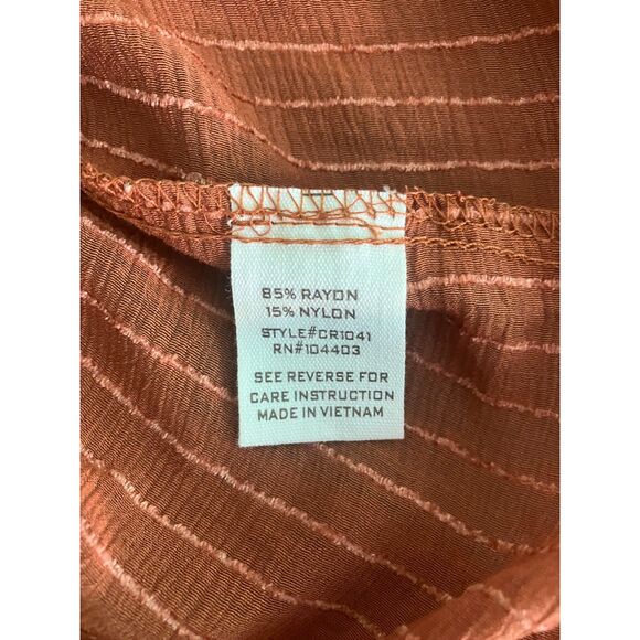 NWT Blu Pepper short sleeve textured stripe peplum blouse - Picture 4 of 8